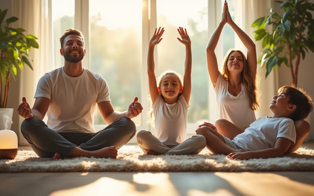 Détente en famille : découvrez 3 exercices de sophrologie à pratiquer ensemble !
